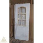 درب اتاقی اچ دی اف شیشه خور خام