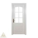 درب اتاقی اچ دی اف شیشه خور خام