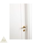 درب اتاقی ام دی اف سفید CNC PVC - Image 2