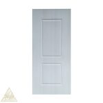 درب ملامینه دو قاب سفید