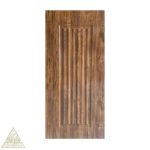 درب ملامینه شیاری قهوه ای