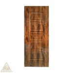 درب ملامینه مدل ۵ قاب رنگ طلایی ضخامت ۴میل