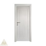 درب ملامینه مدل شیاری سفید