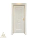 درب ام دی اف CNC PVC سفید