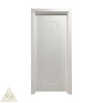 درب ام دی اف CNC PVC سفید