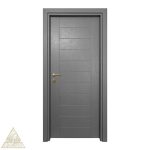 درب ام دی اف CNC PVC طوسی