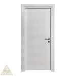 درب ام دی اف CNC PVC سفید