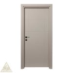 درب ام دی اف CNC PVC نسکافه ای