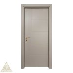 درب ام دی اف CNC PVC نسکافه ای