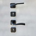 دستگیره دو تیکه مشکی مات