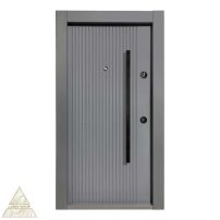 درب ضد سرقت طوسی پی وی سی CNC