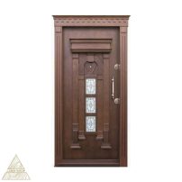 درب ضد سرقت سارای شیشه خور قهوه ای